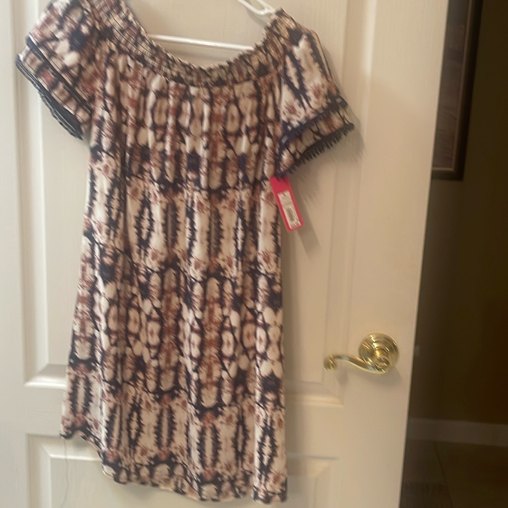 NWT off the shoulder mini dress